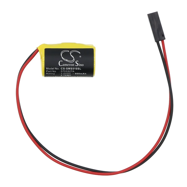 Alt view image 3 of 6 - Battery for Siemens 6AV3 SL770 SL761 575332TA 6FC5247-0AA18-0AA0 840D MC2-BAT-AB