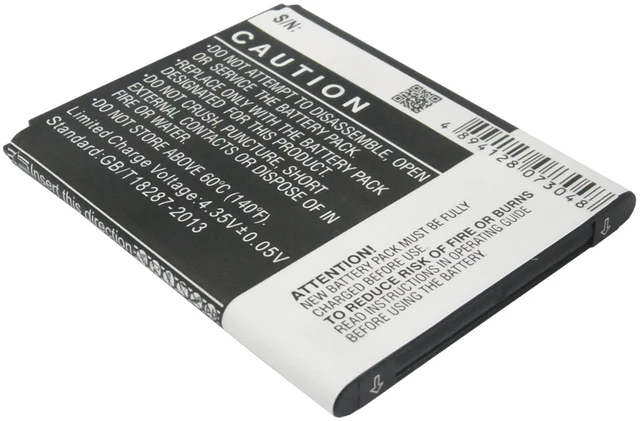 Alt view image 4 of 5 - Battery for Samsung T-MOBILE EB585158LP EB-L1G6LLA EB-L1G6LLAGSTA EB-L1G6LLZ