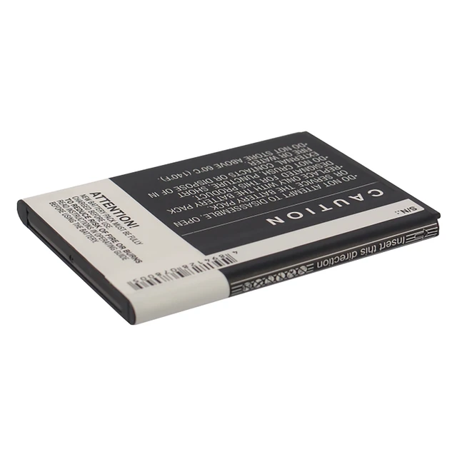 Alt view image 3 of 5 - Battery for Samsung EB494865VO BoostMobile Galaxy Prevail 2 II Ring SPH-M840