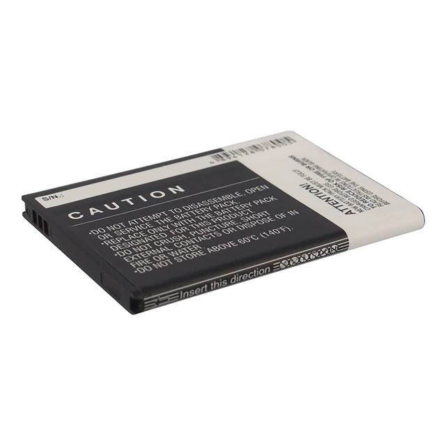 Alt view image 4 of 5 - Battery for Samsung EB494865VO BoostMobile Galaxy Prevail 2 II Ring SPH-M840