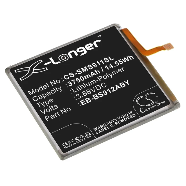 Main image of Battery for Samsung EB-BS912ABY Galaxy S23 5G SM-S9110 SM-S911B SM-S911B/DS