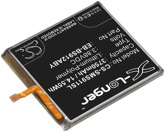 Alt view image 2 of 4 - Battery for Samsung EB-BS912ABY Galaxy S23 5G SM-S9110 SM-S911B SM-S911B/DS