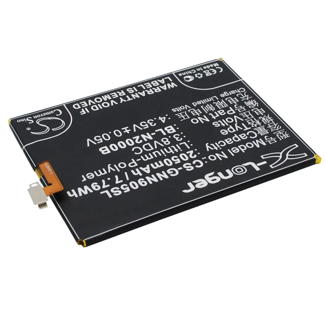 Alt view image 3 of 6 - Battery for BLU D980L VIVO AIR GIONEE ELIFE S5.1 GN9005 Fly IQ4516 BL-N2000B