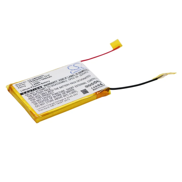 Alt view image 2 of 5 - Battery for Grundig MPixx 8000 8400 8800 YK503450PL 1S1P Media Player 1050mAh