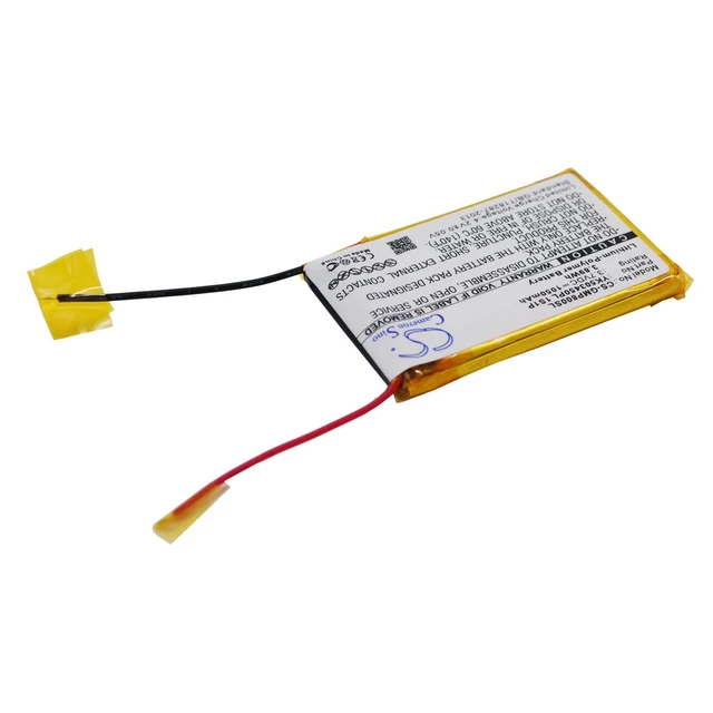 Alt view image 3 of 5 - Battery for Grundig MPixx 8000 8400 8800 YK503450PL 1S1P Media Player 1050mAh