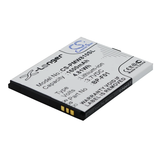 Alt view image 2 of 5 - Battery for PHICOMM FWS610 FWS810 BP-F01 Mobile SmartPhone CS-PMW810SL 3.7v