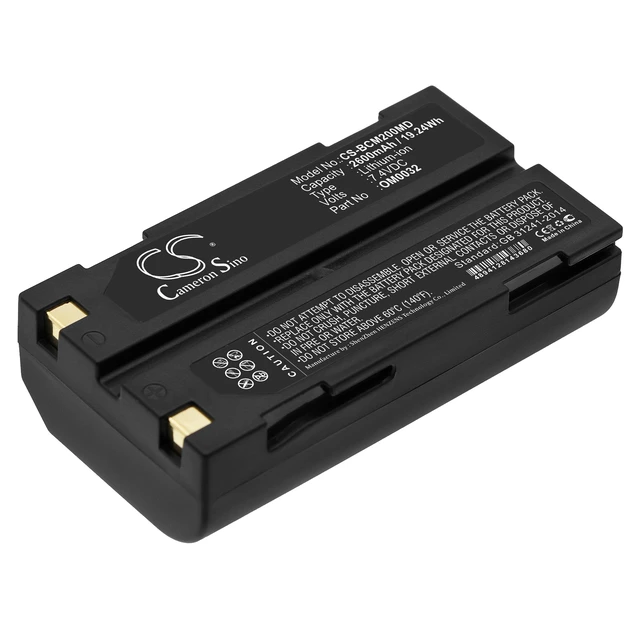 Main image of Battery for BCI Capnocheck II Capnograph Smiths MCR-1821J/1-H OM0032 8408 2600mA