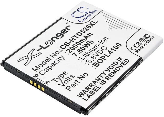 Main image of Battery for HTC Desire 326G 526 526G HTCD100LVWP BOPL4100 BOPM310 HQ60331141000