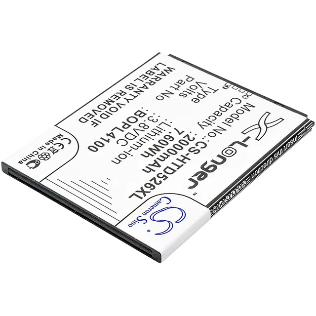 Alt view image 2 of 3 - Battery for HTC Desire 326G 526 526G HTCD100LVWP BOPL4100 BOPM310 HQ60331141000