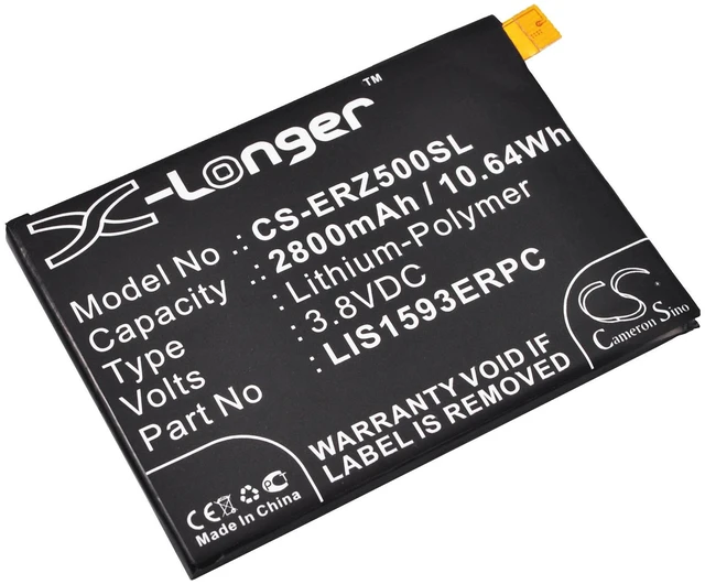 Main image of Battery for Sony 1294-1249 LIS1593ERPC Ericsson E6603 E6633 E6653 E6683 SO-01H