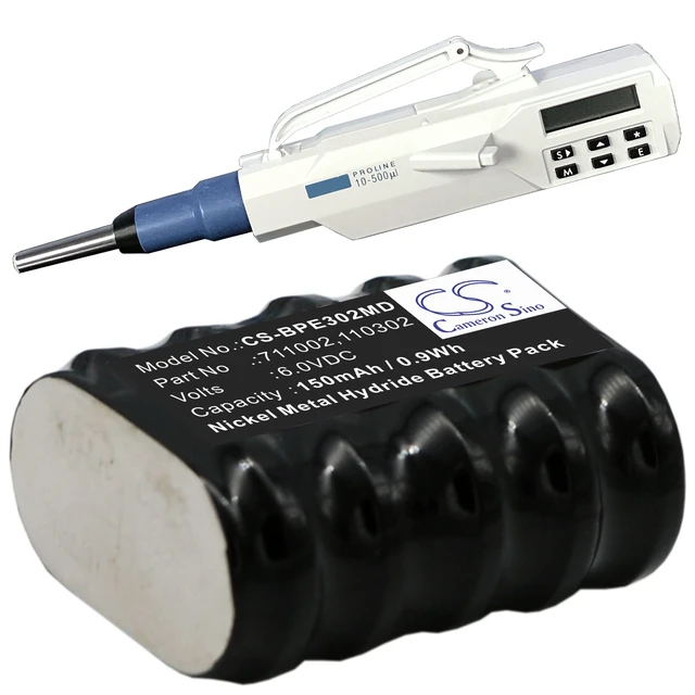 Alt view image 6 of 6 - Battery for Baxter Biohit 100DKO ST4 SG ST4S Varta 110302 AMED1065 B10909 55615
