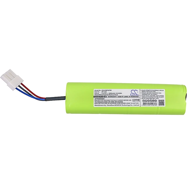 Alt view image 3 of 4 - Battery for Icom IC-703 Plus BP-228 Two-Way Radio CS-ICM703TW 9.6v 3000mAh