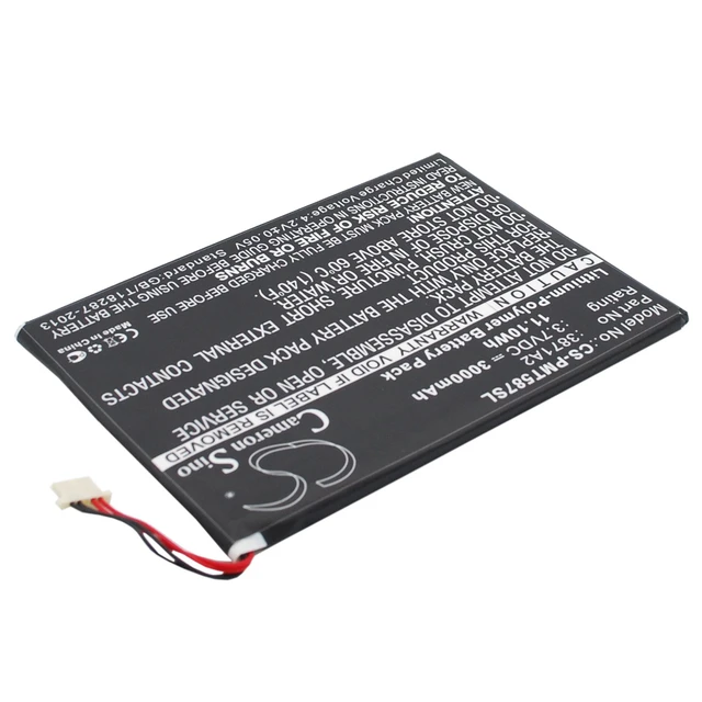 Alt view image 2 of 6 - Battery for Prestigio Multipad 7.0 Ultra Duo PMT5877C 3871A2 Tablet CS-PMT587SL