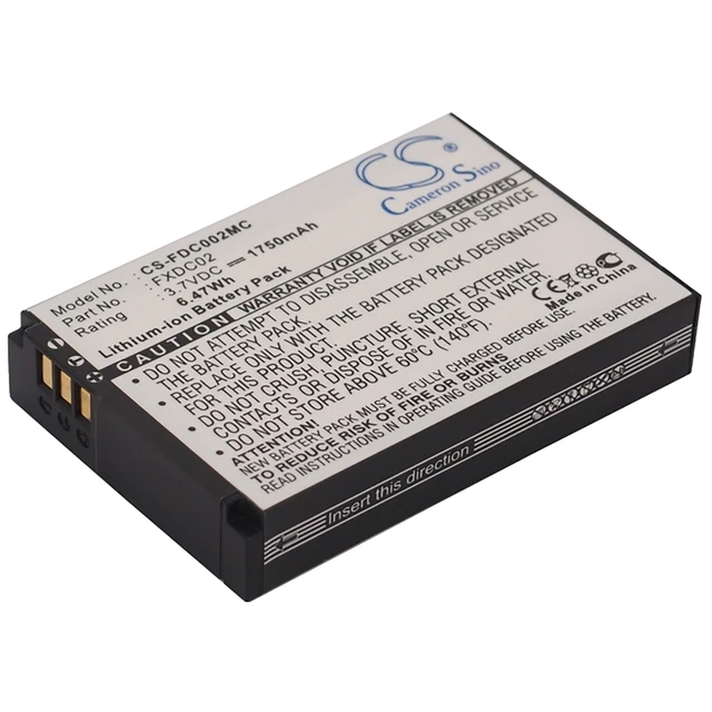 Main image of Battery for Drift Ghost S HD 72-011-00 FXDC02 Camera CS-FDC002MC 3.7v 1750mAh
