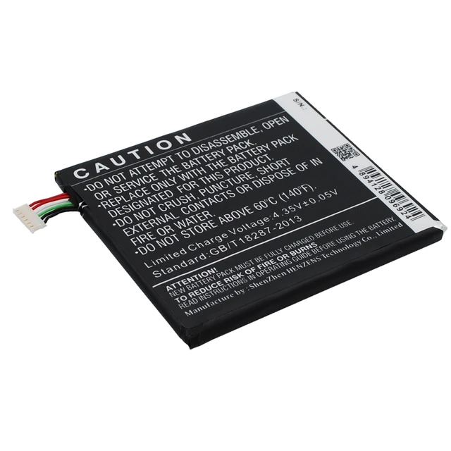 Alt view image 4 of 6 - Battery for HTC A3QHD D610 Desire 35H00222-00M 35H00222-01M B0P9O100 BOP90100