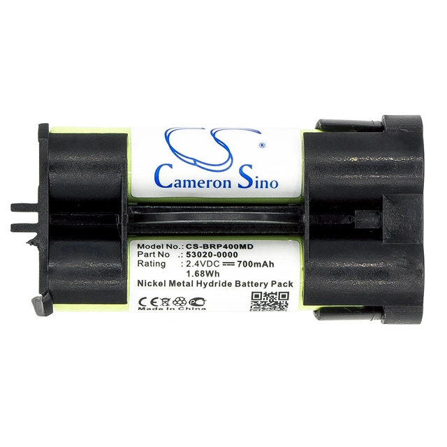 Alt view image 3 of 3 - Battery for Welch-Allyn ThermoScan Pro 4000 PRO Braun 53020-0000 CS-BRP400MD
