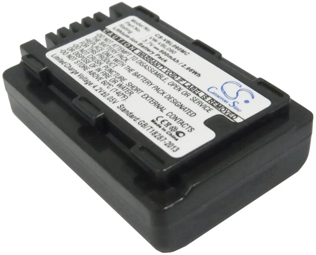 Main image of Battery for Panasonic HDC-HS60K HDC-SD60S SDR-H85A SDR-T50K VW-VBL090 800mAh