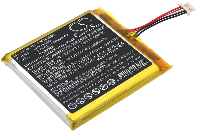 Main image of Battery for RAND MCNALLY OD7 OD8 PRO II 2 TND-T85 OP806363 Truck GPS CS-RMT850SL