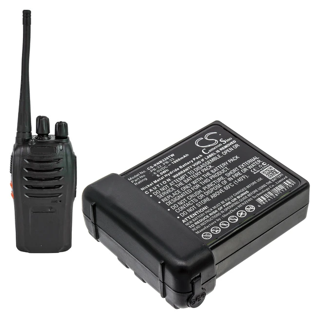 Alt view image 6 of 6 - Battery for KENWOOD TH-42 TH-22 TH-22A TH-22AT TH-79A PB-32 PB-32H PB-33 PB-34