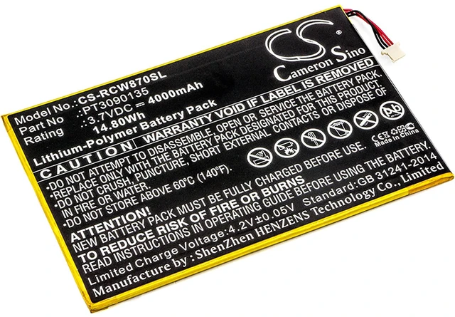 Main image of Battery for RCA Cambio Galileo Pro 11.5" Maven Viking 10.1" W101SA23T1 PT3090135