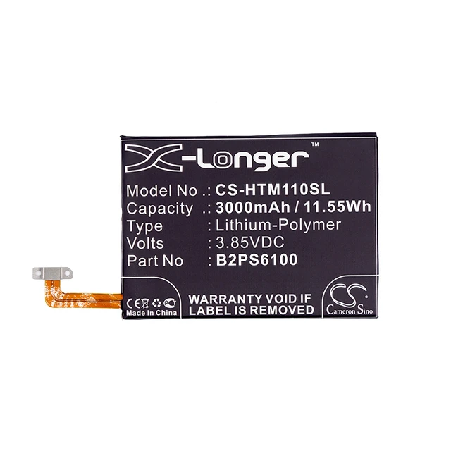 Alt view image 5 of 6 - Battery for HTC 10 Lifestyle HTC6545LVW One M10 M10h M10U 35H00256-00 B2PS6100