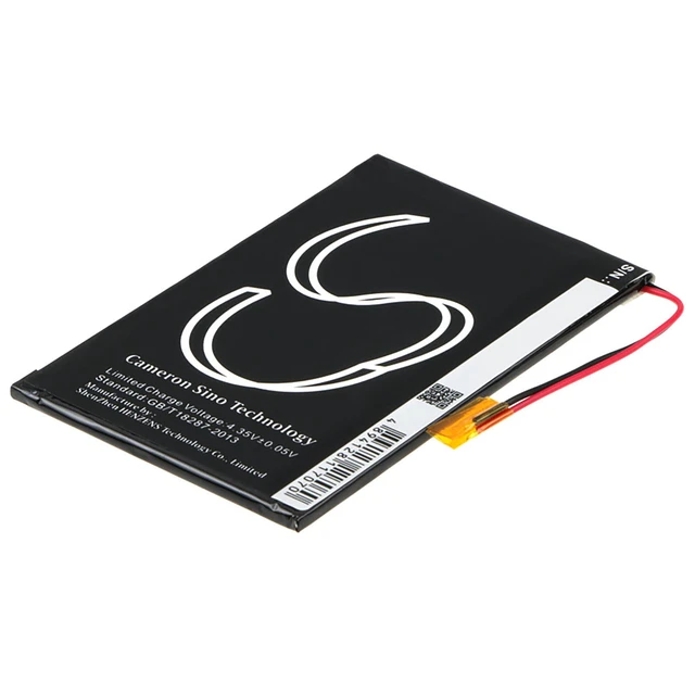 Alt view image 4 of 5 - Battery for RCA 7" RCT6272W23 PT3867103 Tablet CS-RCW230SL 3.8V 3650mAh 13.87Wh