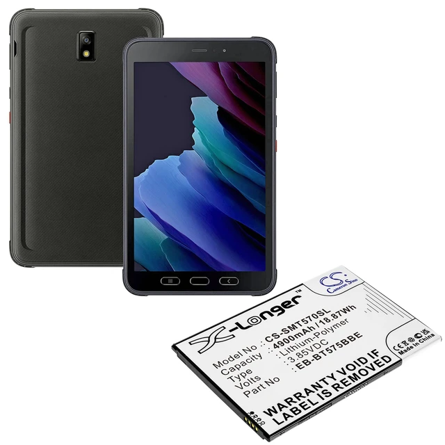 Alt view image 4 of 4 - Battery for Samsung Galaxy Tab Active 3 SM-T570 SM-T575 EB-BT575BBE GH43-05039A
