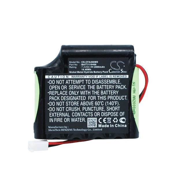 Alt view image 5 of 6 - Battery for Cefar Globus Stimulator Elite 4 A1B Genesy 3000 120466 BATT/110466