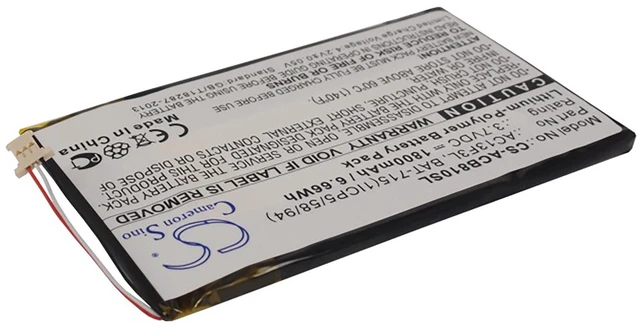 Alt view image 2 of 5 - Battery for Acer B1-A71 Iconia B1-A71-83174G00nk Tab B1 BAT-715 KT.0010G.002D