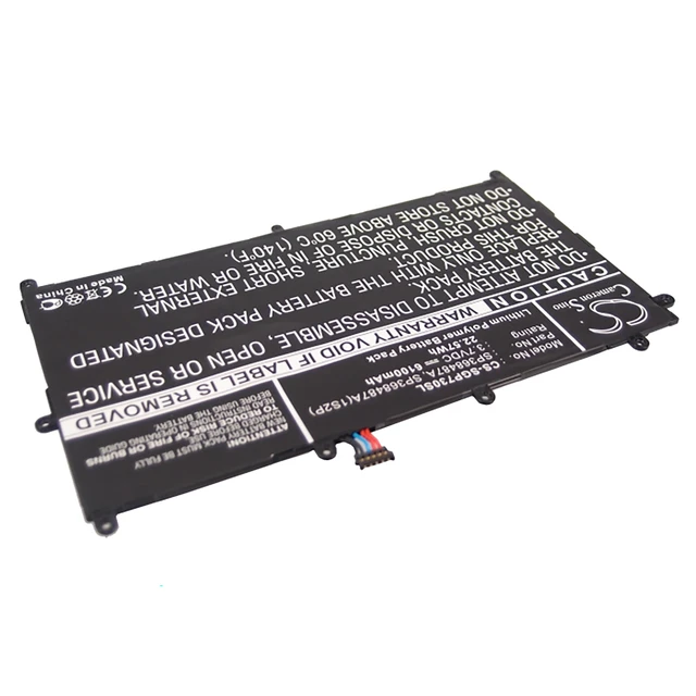 Alt view image 2 of 6 - Battery for Samsung Galaxy Tab 8.9 GT-P7300 GT-P7310 GT-P7320 SP368487A (1S2P)