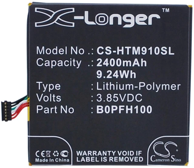 Main image of Battery for HTC 0P9FH100 0PFH110 Desire Eye 4G M910n M910x 35H00234-00M B0PFH100