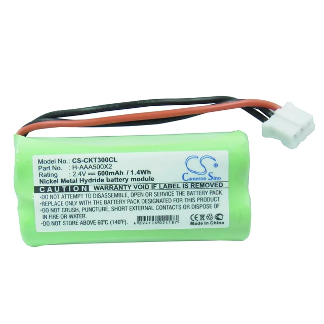 Alt view image 5 of 6 - Battery for GP Philips Aleor 300 Kala TU3351 Xalio Zenia 60AAAH2BMX T356 T372