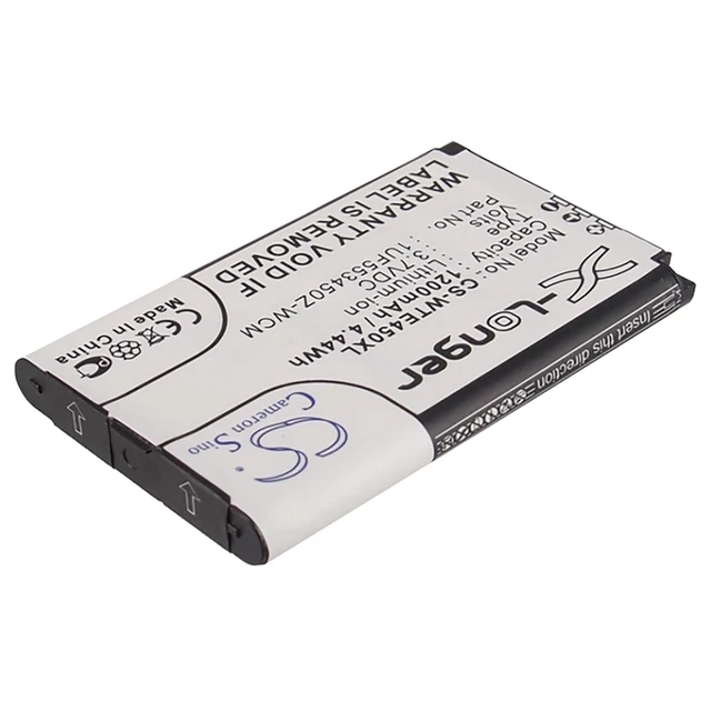 Alt view image 2 of 5 - Battery for Wacom CTL-470 Intuos5 Touch PTH-450 Bamboo ACK-40403 B056P036-1004