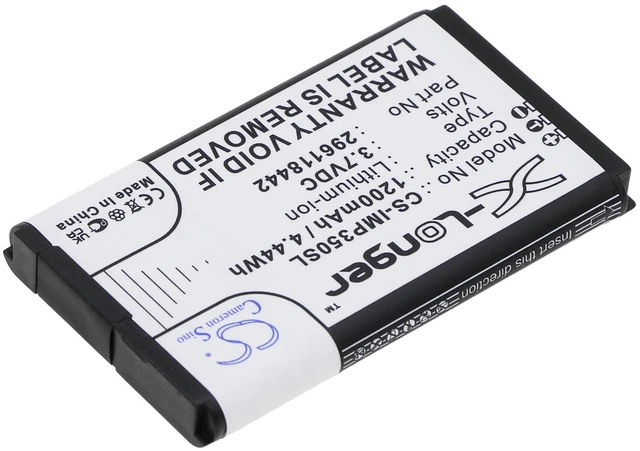 Alt view image 2 of 3 - Battery for Ingenico iMP350 01P1575A USBLU01A USBLU03A iSMP Companion 296118442
