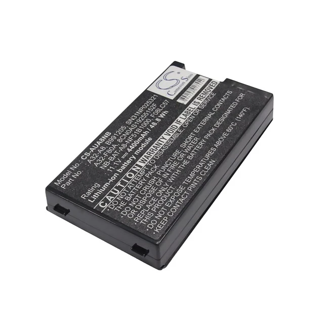 Alt view image 2 of 6 - Battery for Asus A8 F8Sn A32-A8 A32-F80 A32-F80A A32-F80H B991205 F08LC57 L3TP