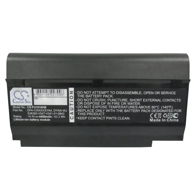 Alt view image 5 of 5 - Battery for Fujitsu CWOAO Lifebook M1010 DYNA-WJ S26393-V047-V341-01-0842