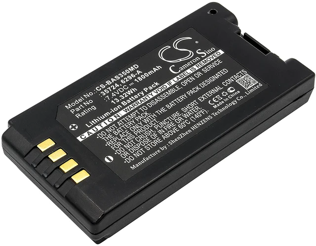 Main image of Battery for Baxter 35083 35700 Sigma Spectrum Pump 35724 35162 6296-A 1800mAh
