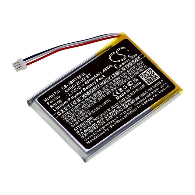 Main image of Battery for Jabra Evolve 75 AHB572535PST Wireless Headset CS-JBR750SL 400mAh