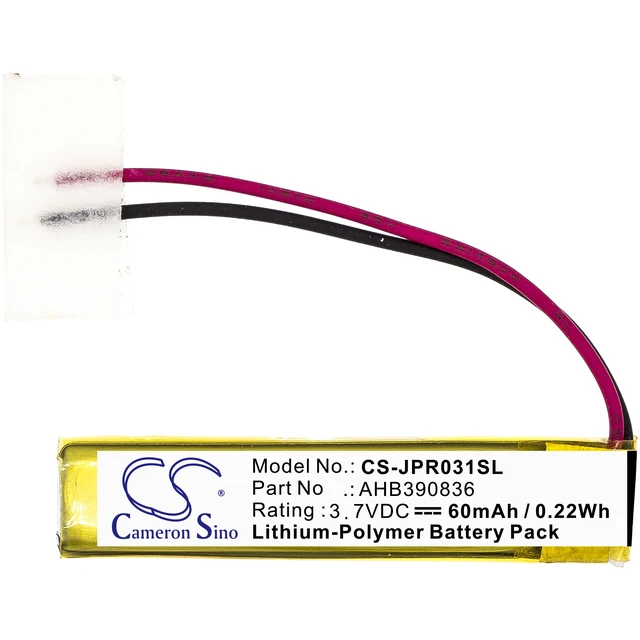 Alt view image 3 of 5 - Battery for Jabra Plantronics Voyager 5200 Legend HS-11 B350735 AHB390836 CPL556