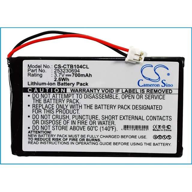 Alt view image 5 of 5 - Battery for Telstra CTB104 THUB T-HUB Sagem 690 253230694 LP043048AH CS-CTB104CL
