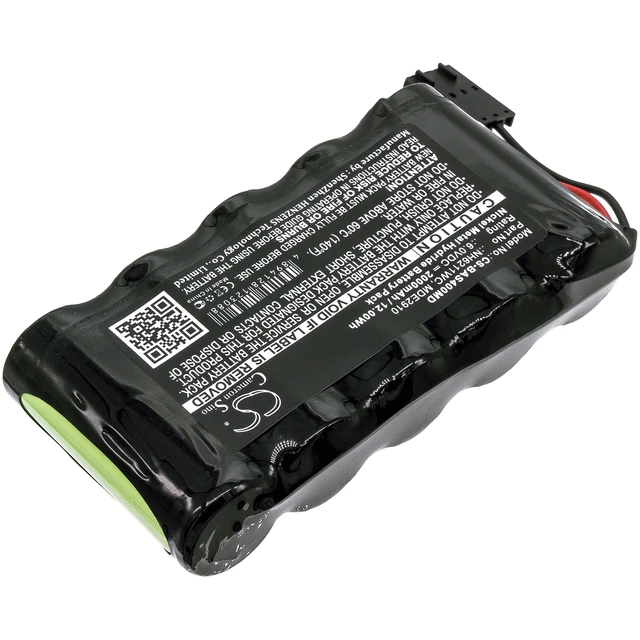 Alt view image 2 of 6 - Battery for Baxter AS40 AS41 AS50 AS60 AS40A AS50A MDE2910 NH6211WC OM10669