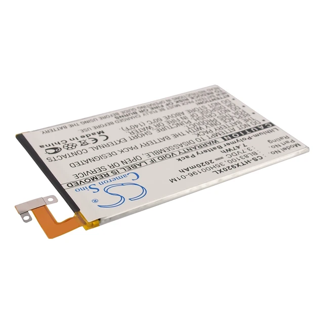 Alt view image 2 of 6 - Battery for HTC X920 35H00196-01M 35H00196-04M 35H00198-01M BL83100 BTR6435B