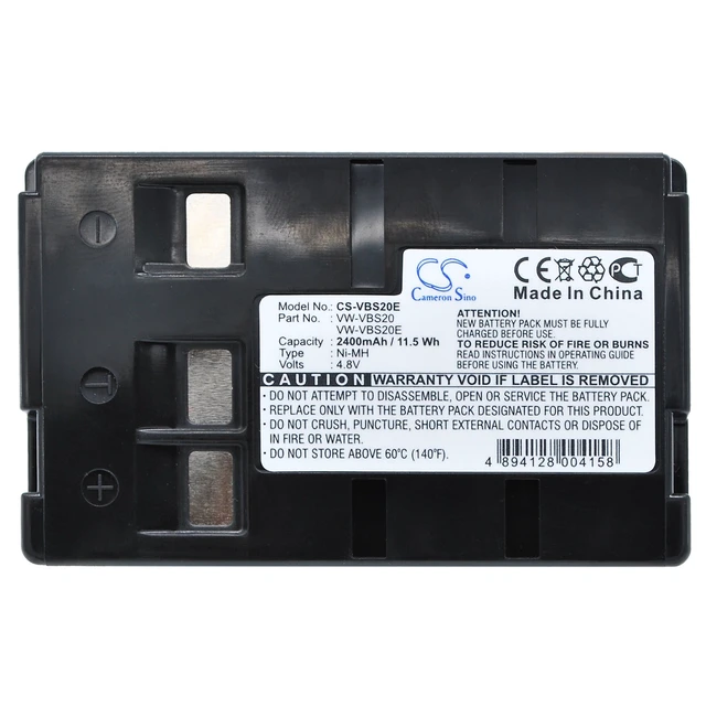 Alt view image 5 of 5 - Battery for Panasonic NV-A1 NV-X100 VW-VBS10E VW-VBS20E HHR-V211 HHR-V212 VBS20E