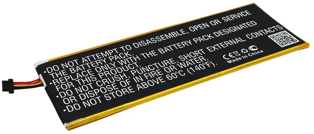 Alt view image 3 of 6 - Battery for INSIGNIA Flex 8 inch NS-15AT08 PR-3956155 Tablet CS-STA800SL 4000mAh