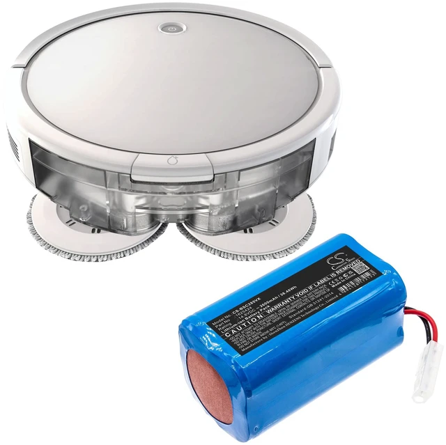 Alt view image 6 of 6 - Battery for Bissell 2859 3115 P3001 SpinWave Wet 1618526 1625424 5345 Z65B155