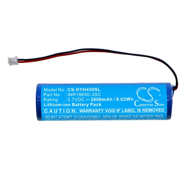 Alt view image 3 of 5 - Battery for Honeywell OH4502 2D Laser Wireles Barcode Scanner CS-HYH450SL Li-ion