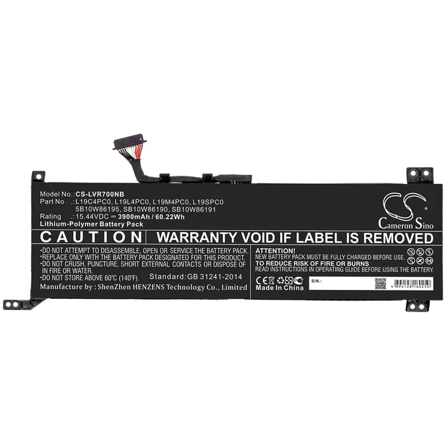 Alt view image 3 of 4 - Battery for Lenovo Legion 5 15 R7000 2020 L19C4PC0 L19L4PC0 L19M4PC0 L19SPC0