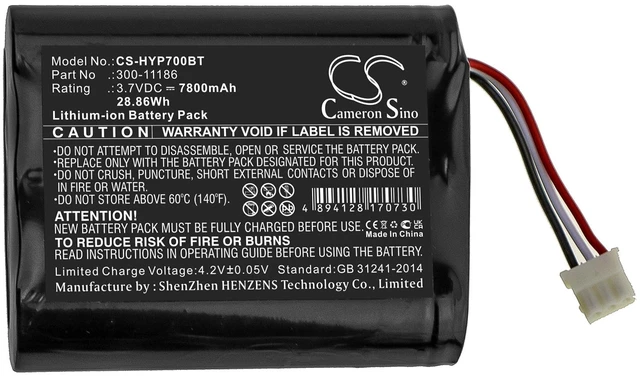 Alt view image 3 of 6 - Battery for Honeywell Home Pro A7 Plus C Resideo PROA7C 300-11186 Alarm System