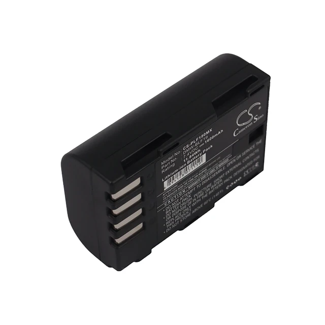 Alt view image 5 of 5 - Battery for Panasonic Lumix DMC-GH3GK DMC-GH3H GH4 DMW-BLF19 DMW-BLF19E 1600mAh