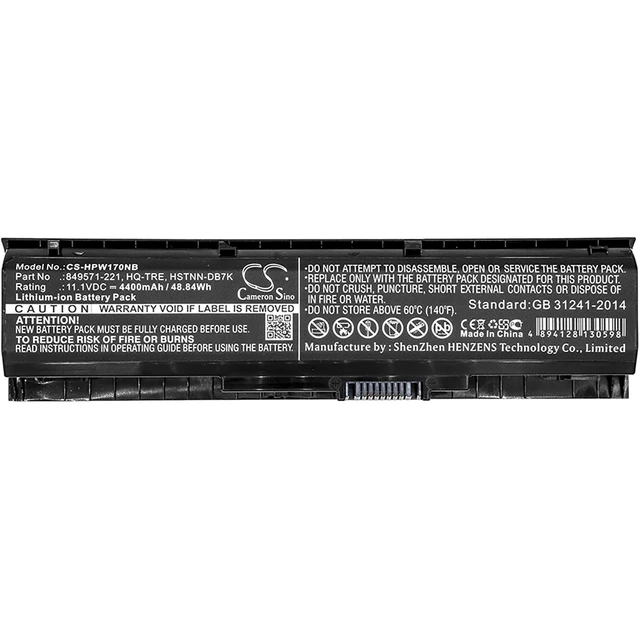 Alt view image 3 of 3 - Battery for HP 849571-221 849911-850 HQ-TRE HSTNN-DB7K PA06 PA06062 TPN-Q174